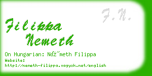 filippa nemeth business card